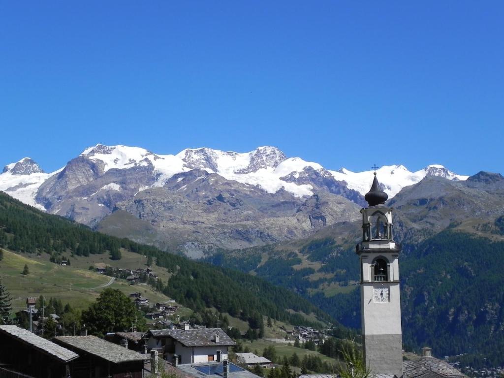Villa Americana Chambres D'Hotes Champoluc Dış mekan fotoğraf
